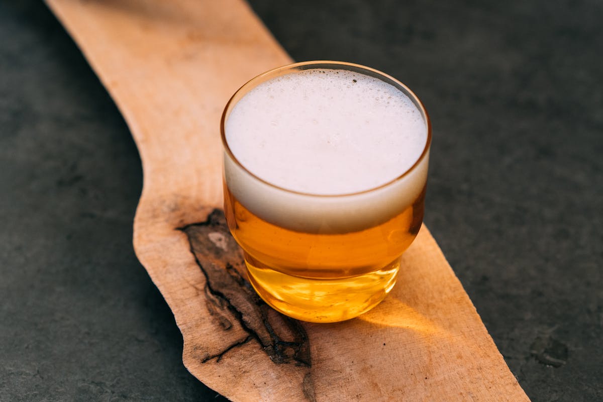Craft beer in production
