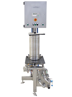 Semi-automatic keg filling machine up to 50 kegs per hour